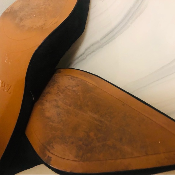 ZARA SLINGBACK SHOES WITH TORTOISESHELL HEELS - Picture 10 of 16